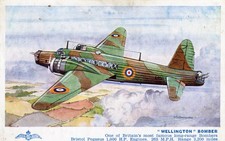 Postcard wellington bomber for sale  CRANLEIGH