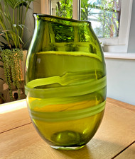 Art glass green for sale  MALVERN
