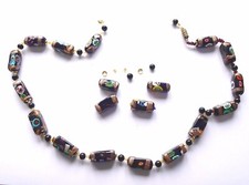 Vecchia collana murrine usato  Cremona