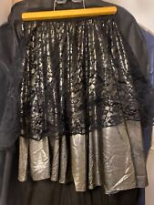 Jupe noire dentelle d'occasion  Tulette
