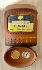 Leather cigar humidor d'occasion  Expédié en France