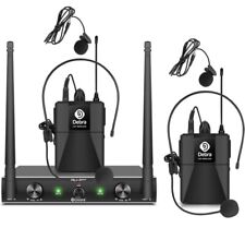 Sistema de micrófono inalámbrico de 2 canales D Debra Audio AU200 Pro UHF (paquete de 2 cuerpos) segunda mano  Embacar hacia Argentina