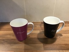 Two large mugs for sale  HILLSBOROUGH
