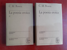 Bowra poesia eroica usato  Italia