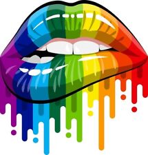 Pride rainbow lips for sale  MANCHESTER