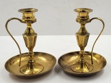 Ancienne paire bougeoirs d'occasion  Pionnat