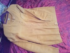 Mustard pocket cardigan for sale  ALFRETON