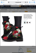 Gothic stiefel damen gebraucht kaufen  Heiligkreuzsteinach