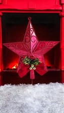Christbaumspitze rot weihnacht gebraucht kaufen  Eberstadt