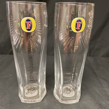 Fosters etched pint for sale  HOLYHEAD