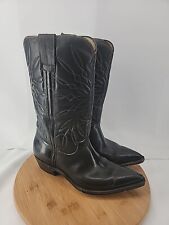 Botas de couro botas Jaca West preto ponto arco-íris cowboy 8,5 EUA MEX 27,5 leitura comprar usado  Enviando para Brazil