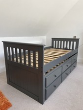 Captain bed single for sale  TONBRIDGE