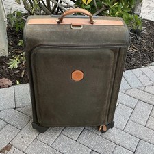 Bagagem BRICS marrom couro pebble 24” polegadas mala com rodas vintage feita na Itália comprar usado  Enviando para Brazil