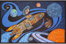 Blast space tapestry for sale  Foster