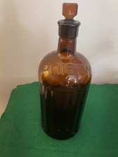 Antique amber ribbed for sale  ALLOA
