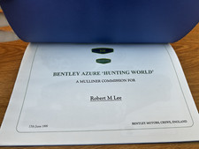 Bentley azure hunting for sale  RUGBY