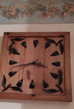 Orologio legno fatto usato  Parma