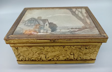 Brass wood box for sale  MIRFIELD