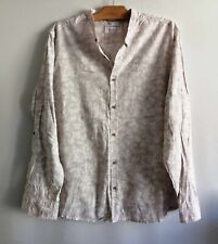 Chemise beige motif d'occasion  Bourg-de-Thizy