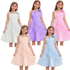 Usado, Vestido formal de festa concurso vestido de dama de honra feminino bordado floral malha júnior comprar usado  Enviando para Brazil