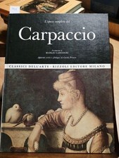 Carpaccio opera completa usato  Italia