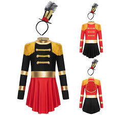 Macacão infantil feminino recorte nas costas circo Ringmaster fantasia carnaval showman conjuntos comprar usado  Enviando para Brazil