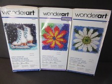 Wonderart DAISY FIGURE SKATES FLOWER POWER Kit Gancho de Trava 12x12 Ferramenta Lote Iniciado, usado comprar usado  Enviando para Brazil