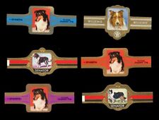 BANDA DE CHARUTO HOLANDESA VINTAGE ORIGINAL CACHORRO PASTOR COLLIE LASSIE x 6 comprar usado  Enviando para Brazil