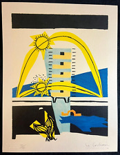 Corbusier litografia coa usato  Roma