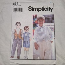 Simplicity 8831 child for sale  Colorado Springs