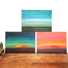 Set paintings canvas for sale  LONDON