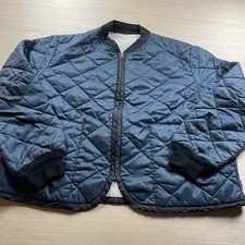 Chaqueta Acolchada Vintage Sears Mechanic M Trabajo Años 80 70 Orgullo Cremallera Bombardero Azul Marino segunda mano  Embacar hacia Mexico