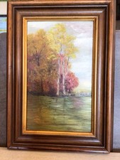 öl gemaltes landschaftsbild gebraucht kaufen  Salem