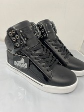 Usado, Tênis de dança Pastry preto pop tart glitter cano alto tamanho feminino 7,5 sapatos comprar usado  Enviando para Brazil
