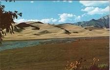 Pocztówka Wielkie Piaskowe Wydmy Pomnik Nata Kolorado Medano Creek San Luis Valley na sprzedaż  Wysyłka do Poland