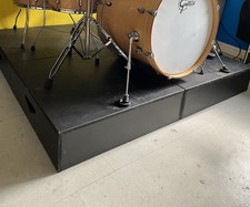 Black wooden stage for sale  LONDON