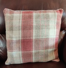 red tartan cushion for sale  HUDDERSFIELD