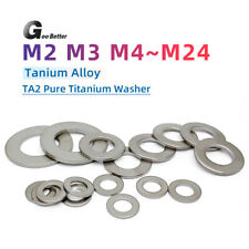 Lavadoras planas métricas de titânio TA2 M2 M3 M4 M5 M6 M7 M8 M10 M12 M14 M16~M24 Ti GR2 comprar usado  Enviando para Brazil