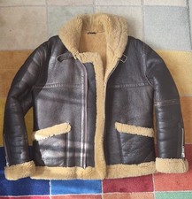 Leather sheepskin shearling for sale  WATFORD
