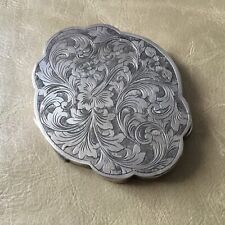 Boîte poudrier argent d'occasion  Nantes-