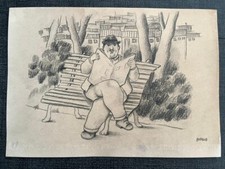 Fernando botero disegno usato  Spedire a Italy