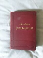 Baedeker holland 1891 for sale  IVYBRIDGE