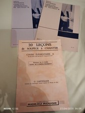 Lot livres solfege d'occasion  Bourges
