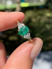 9ct gold emerald for sale  BRIGHTON