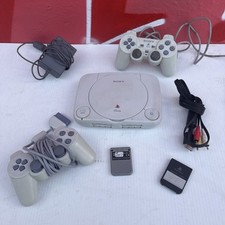 Usado, Console antigo Sony PlayStation 1 PS1 Slim PSone 2 controles 2 cartões de memória  comprar usado  Enviando para Brazil