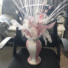 Pink silver vase for sale  BARNSLEY