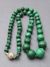 Collana pietre malachite usato  Inverigo