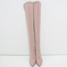 Topshop, Kozaki, Rozmiar: 38, B&B BUBBA HI LEG Overknee wysoki obcas, Różowy #siE, używany na sprzedaż  PL