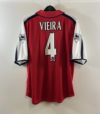 Arsenal matchworn vieira for sale Arsenal matchworn vieira for sale  MALVERN