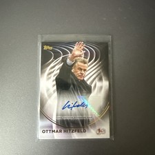 Ottmar hitzfeld autograph for sale  SWINDON